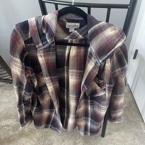 Carhartt hooded flannel